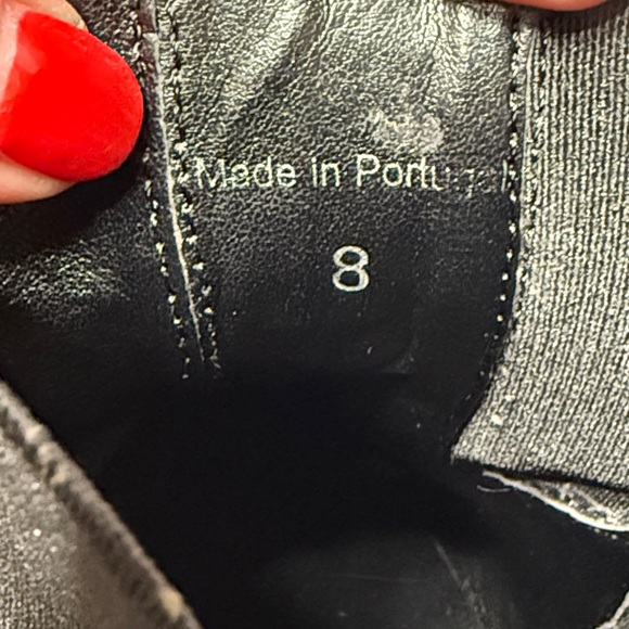 ASOS Cuban Heel Western Chelsea Boots in Black Leather Elastic Lightning Detail - Picture 11 of 17